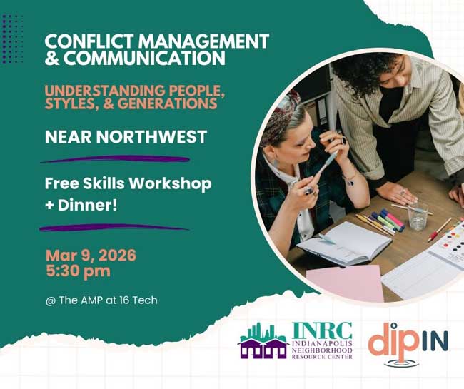 conflict management and communication. understanding people, styles and generations. near northwest free skills workshop + dinner. mar 9, 2026, 5:30 pm