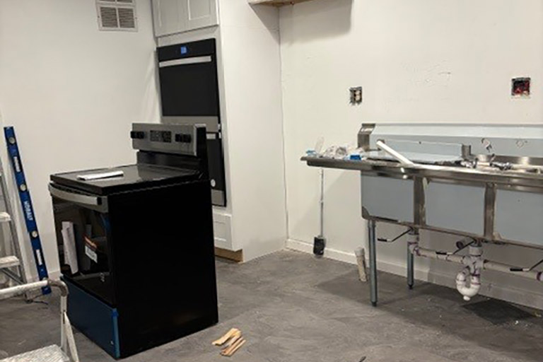 Temple Community Outreach kitchen renovation